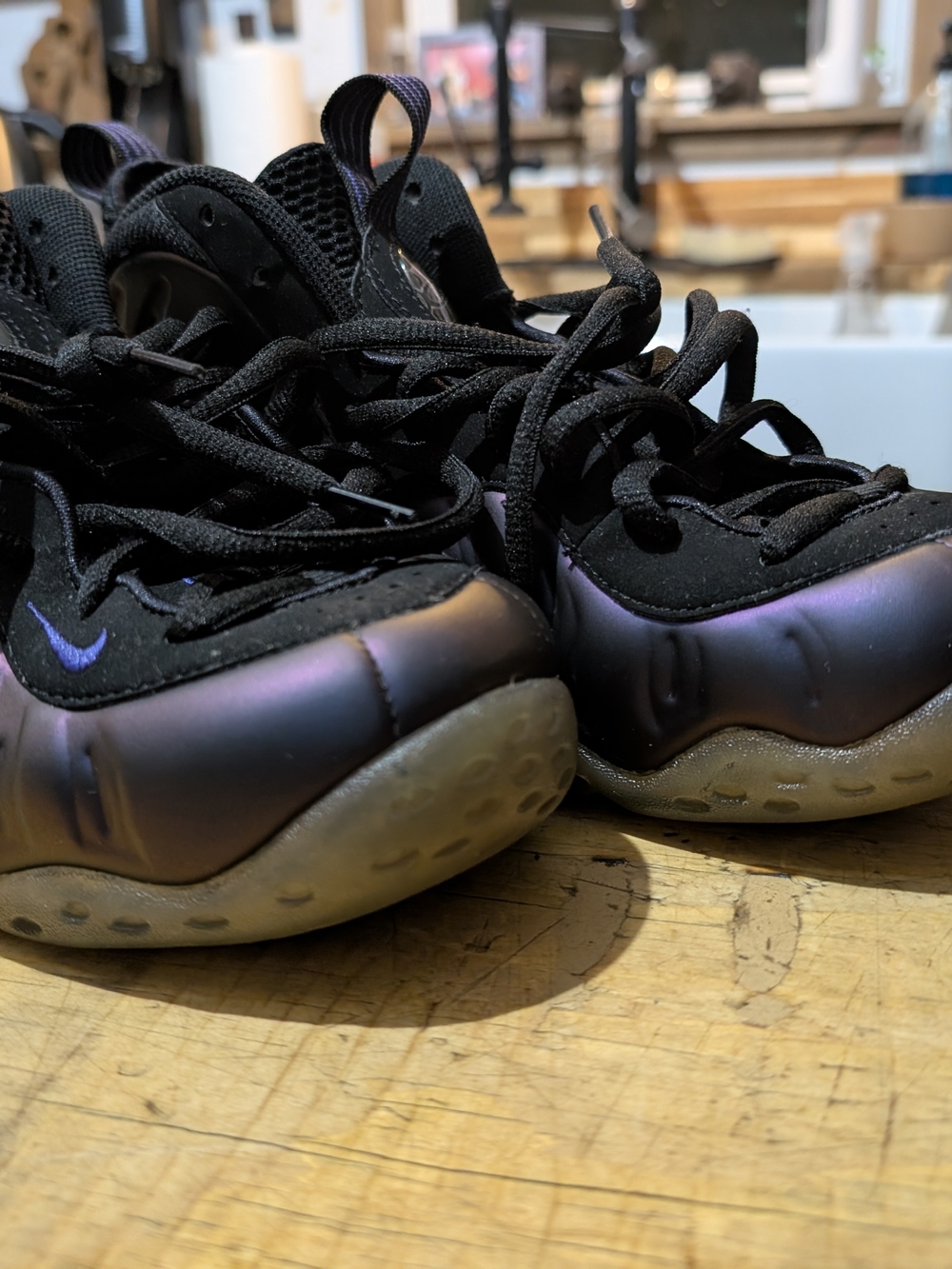Nike Air Foamposite One "Eggplant" (2017 Retro). Men's 8.5